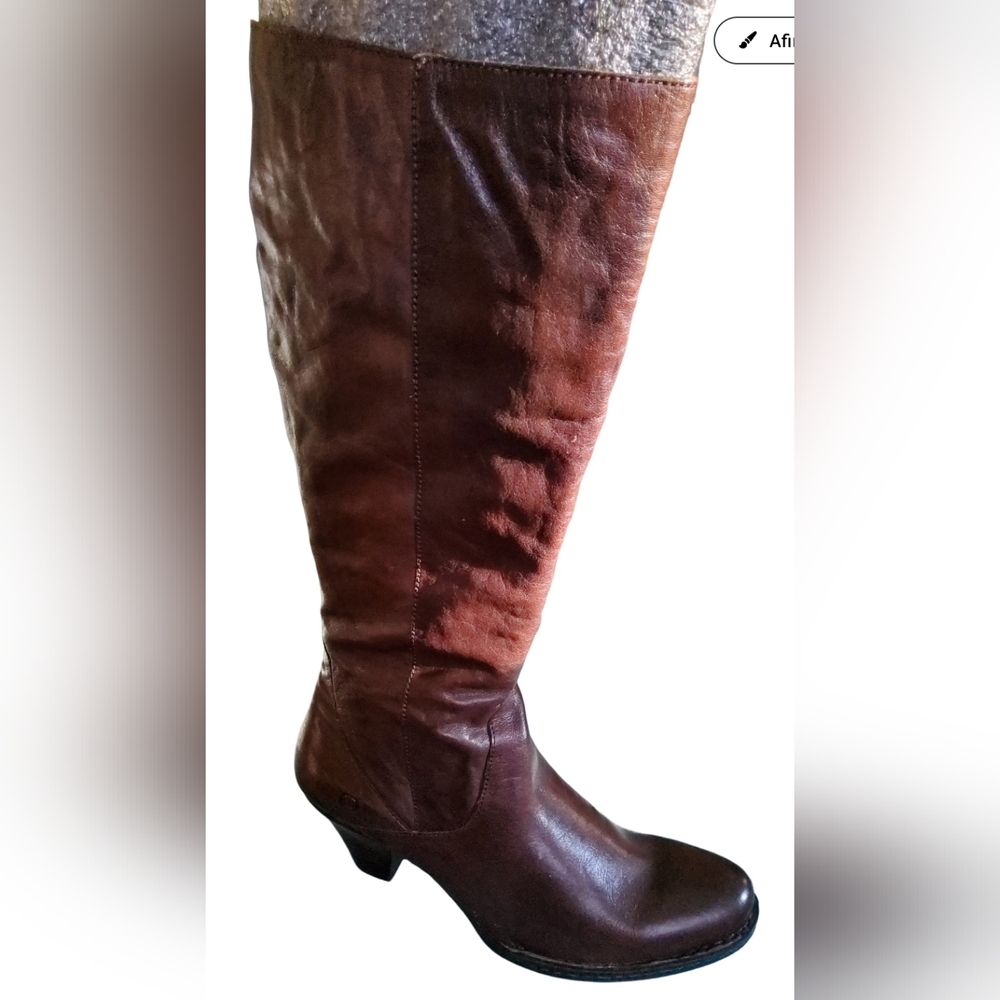 Born Rich Brown Over the Knee Boots